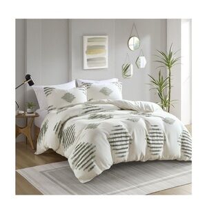 INK+IVY Tahli 3-piece cotton blend Chenille Cover Set